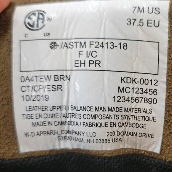 Kodiak Woman's Bralorne 6 Inch Composite Toe Work Boot Waterproof  Size 7M - Picture 14 of 16